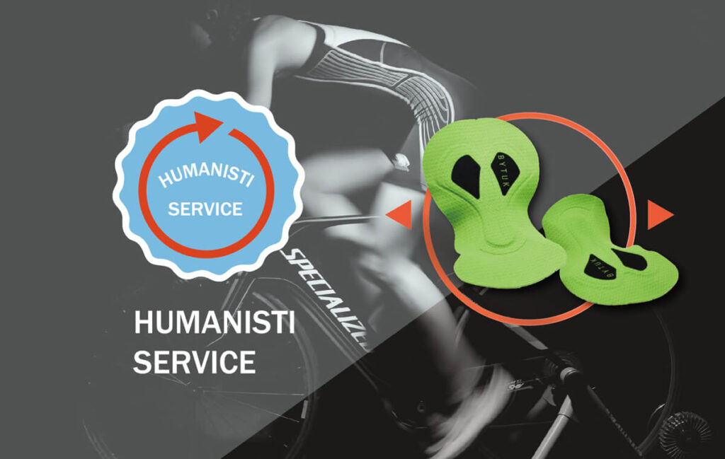Humanisti Service for cycling pad design