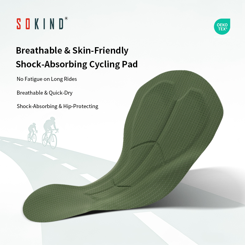 Oeko Tex Certified Men's 3d Cycling Pad B2b Chamois Supplier (1)