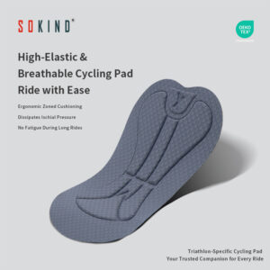 Oeko Tex Certified Women Cycling Chamois Sk 447 Tri Pad Supplier (1)