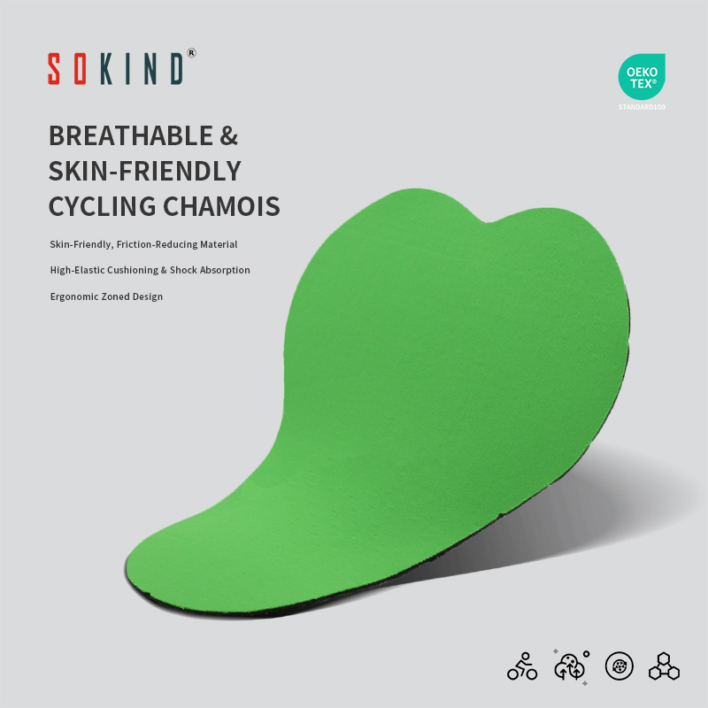 Wholesale Kids' Skin-Friendly Cycling Chamois SK-456 Youth Pad Factory (1)