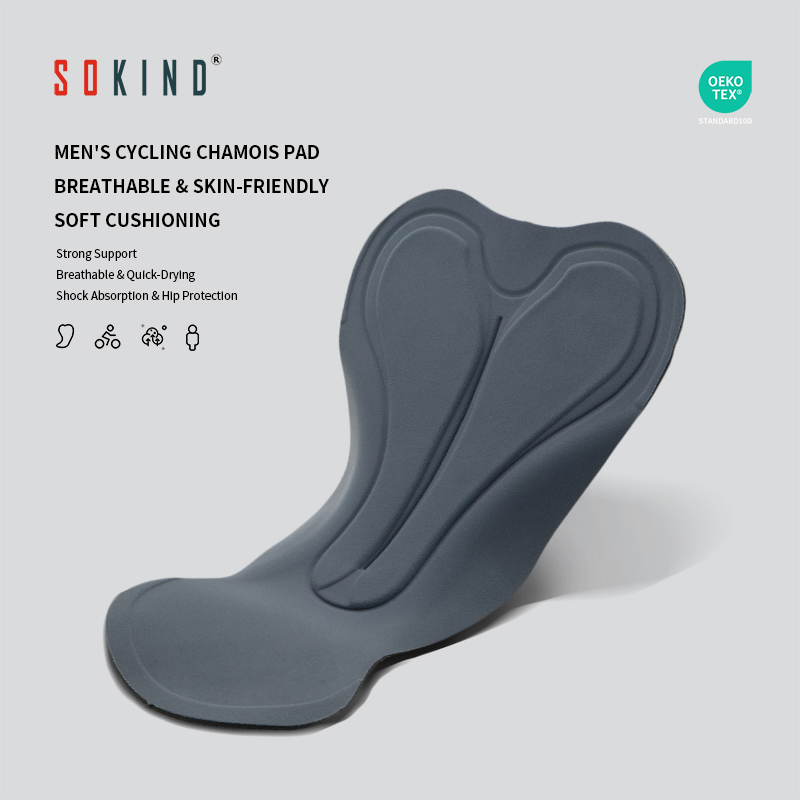 Wholesale Men's Butt Protection Cycling Pad Sk 536 Dual Density Insert (1)