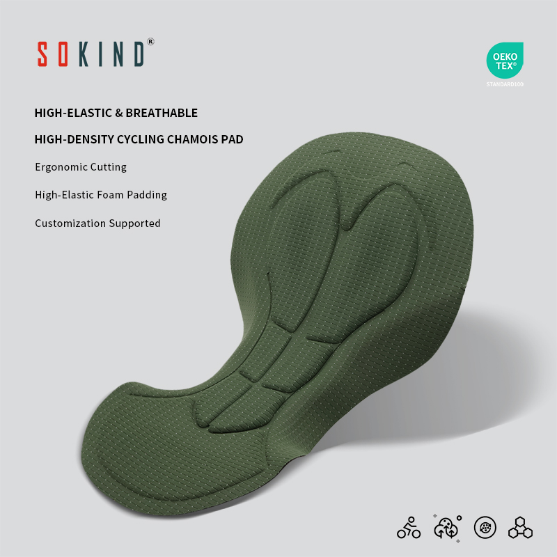 Wholesale Men's Cycling Shorts Pad SK-440 Breathable 3D Insert Factory (1)