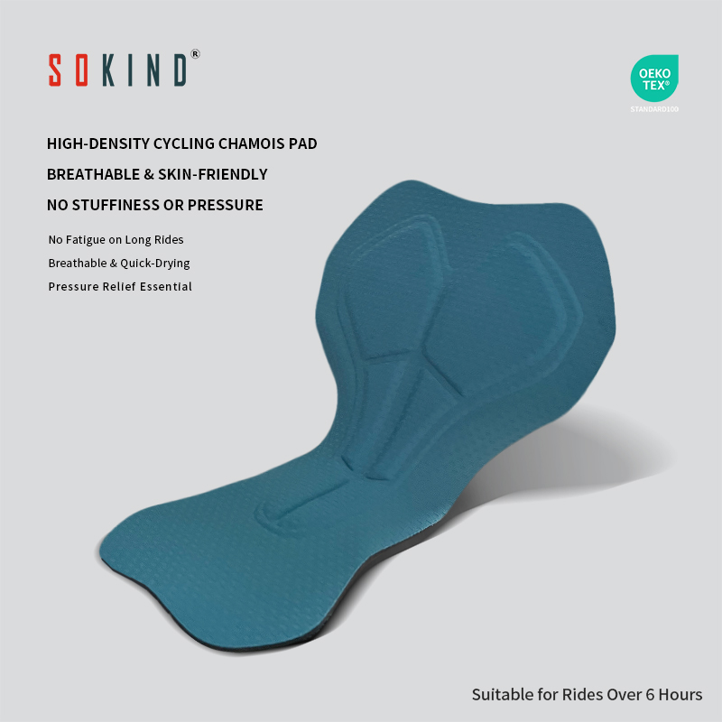 Wholesale Men's High Density Cycling Chamois Sk 822 15mm Pad Factory (1)