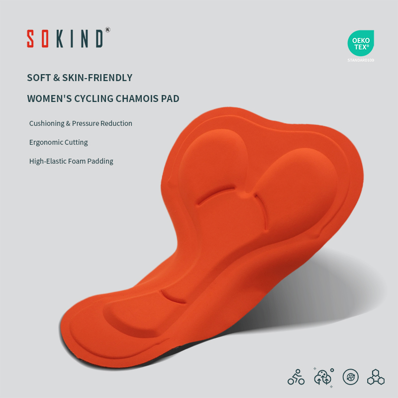Wholesale Women's Bike Cycling Pad Sk 844 High Memory 15mm Supplier (1)